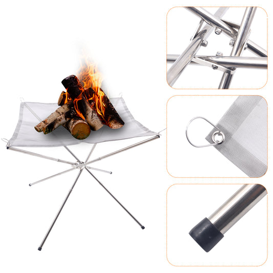 Portable Outdoor Camping Fire Pit – Foldable & Durable